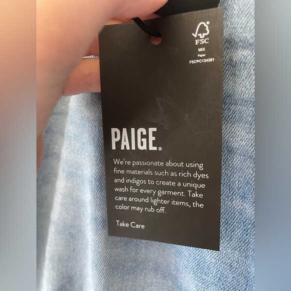 [36] NWT PAIGE Men’s Federal Slim Straight Vintage Jonah Wash Denim Jean - Picture 9 of 16